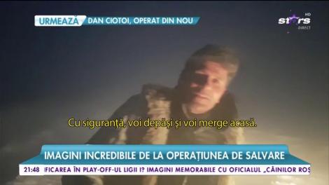 Stelian Ogică, captiv în nămeți. Imagini incredibile de la operațiunea de salvare