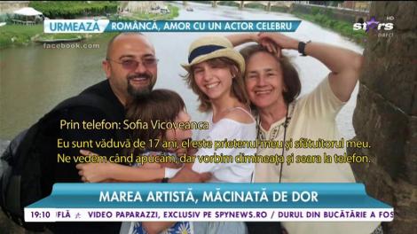 Sofia Vicoveanca, mesaj emoționant către fiul ei. Marea artistă, măcinată de dor