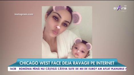 Prima imagine cu fetița lui Kim Kardashian. Micuța Chicago, născută de o mamă-surogat, e adorabilă!