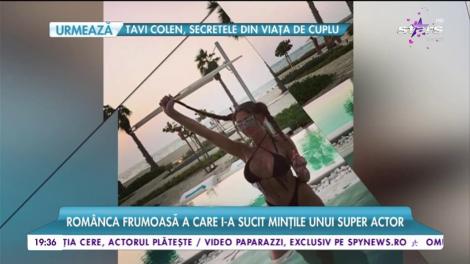 Românca frumoasă care i-a sucit mințile unui super actor de la Hollywood
