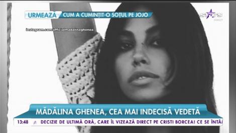Mădălina Ghenea, cea mai indecisă vedetă. Face ce face, și gândul îi zboară la un celebru actor