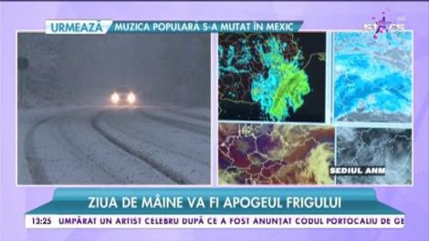 România îngheață, măturată de viscol și ger! Urmează cea mai friguroasă noapte: Vom avea mininme de până la -44°C