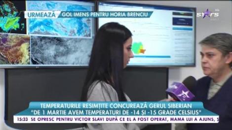 Temperaturile resimțite concurează cu gerul Siberian: ”Vom mai avea de îndurat nopți și dimineți geroase”