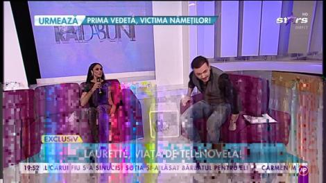 "Cum ar fi să mă dezbrac singură?". Laurette, fără perdea. A spus lucrurilor pe nume: "Bărbaților le plac picioarele mele foarte lungi"