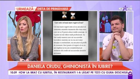 Care este cel mai mare regret al Danielei Crudu