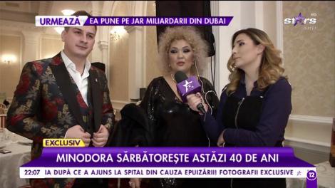 Minodora schimbă prefixul! Cea mai veselă cântăreaţă de la noi sărbătoreşte împlinirea a 40 de ani!