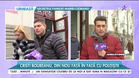Cristi Boureanu şi Laura Dincă, din nou faţă în faţă cu poliţiştii cu care au fost în scandal!