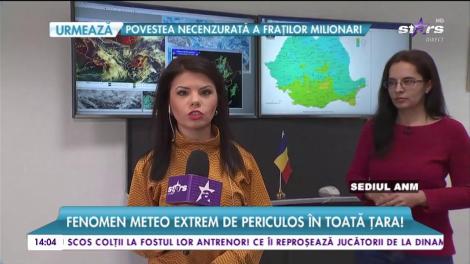 Fenomen meteo extrem de periculos în toată țara!