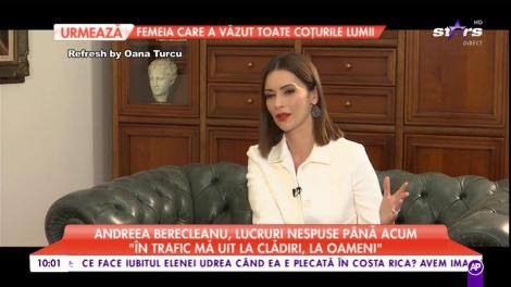 Andreea Berecleanu, lucruri nespuse până acum: "Traficul mă ajută foarte mult să mă liniștesc"
