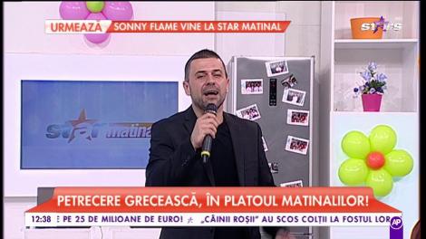 Petrecere grecească, în platoul matinalilor! Îi facem „botezul” lui Andrei ca la carte