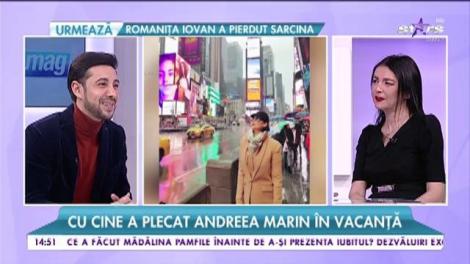 Cu cine a plecat Andreea Marin în vacanță. Imagini cu vedeta din New York!
