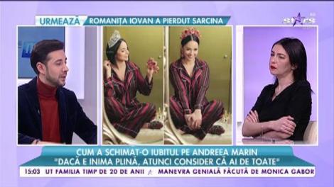 Cum a schimbat-o iubitul pe Andreea Marin: „Am învățat să trăiesc deparde de orgolii”