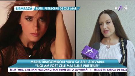 Maria Dragomiroiu vrea să știe adevărul: „O supărare foarte mare s-a adunat în sufletul Mădălinei Manole”