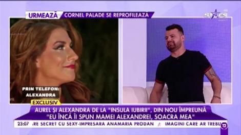 Alexandra, primele declarații despre împăcarea cu Aurel: „Aurel a fost lângă mine în foarte multe momente”
