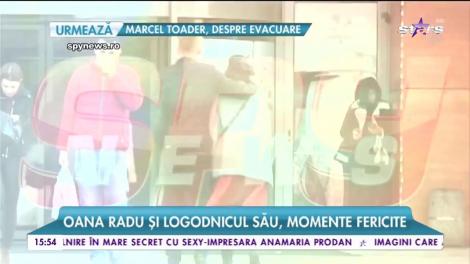 Oana Radu şi logodnicul ei, la plimbare într-un mall din Capitală!