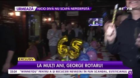 George Rotaru, românul care a fugit de frica minerilor, şi-a aniversat ziua de naştere!