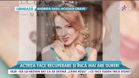 Monica Davidescu încă are dureri chiar şi după cinci ani de la accidentul pe care l-a suferit la unul dintre picioare
