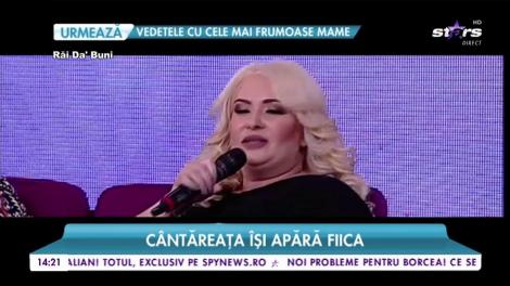 Viorica de la Clejani pune piciorul în prag. Cântăreța își apără fiica