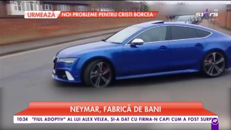 Neymar, fabrică de bani. Colecția de mașini cu care se mândrește fotbalistul