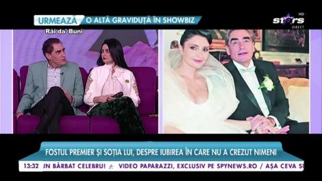 Petre Roman și Silvia Chifiriuc după 9 ani de mariaj. Declarații de dragoste în direct și secretele căsniciei lor
