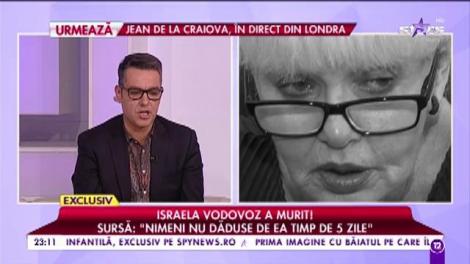Israela Vodovoz a murit!