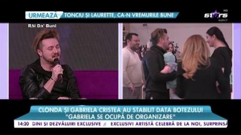 Clonda și Gabriela Cristea au stabilit data botezului: ”Gabriela se ocupă de organizare”