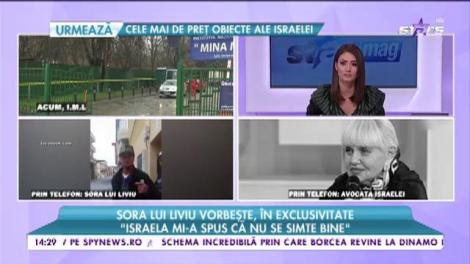 Sora lui Liviu vorbește, în exclusivitate, despre reacția bărbatului la moartea Israelei : „Ea i-a trimis bani cu o săptămână înainte să moară”