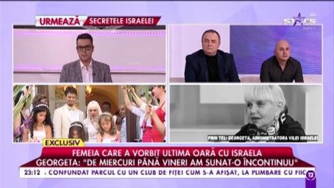 Femeia care a vorbit ultima oara cu Israela. Georgeta: ”De miercuri până vineri am sunat-o încontinuu”