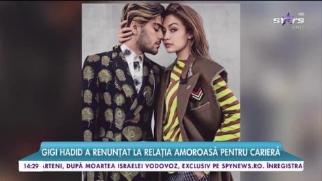 Gigi Hadid și cântărețul Zayn Malik s-au despărțit