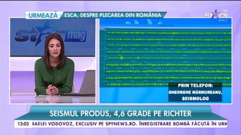 Cutremur de 4,6 pe scara Richter în România. Seismul s-a simțit și la București