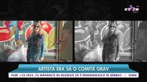 Pățaniile Oanei Sârbu la cumpărături. Artista era să o comită grav