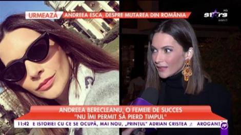Andreea Berecleanu, o femeie de succes: „Trebuie să ne bucurăm de liniște”