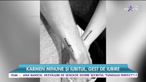 Fiica lui Adrian Minune s-a tatuat pentru iubitul ei