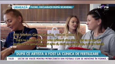 Primele declarații ale mamei Deliei, după ce artista a fost surprinsă la o clinică de fertilizare