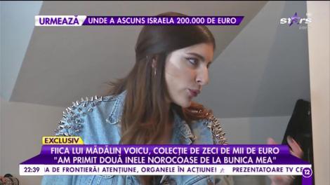 Fiica lui Mădălin Voicu, colecții de zeci de mii de euro: „Nu dau sume mari pe haine”