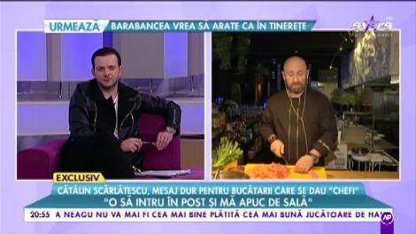 Cătălin Scărlătescu, mesaj dur pentru bucătarii care se dau „Chefi”: „Orice nebun care pune mâna pe o tigaie este chef”