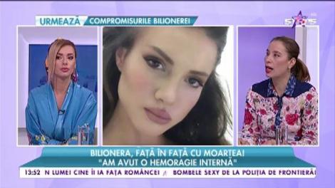 Otilia Bilionera, față-n față cu moartea! "Era să mor, am avut o hemoragie internă si nu m-am dus la timp la spital!"