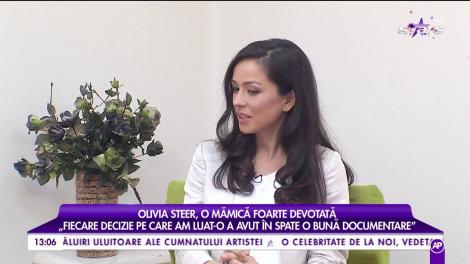 Olivia Steer, o mămică foarte devotată: „Eu nu le-am dat deloc lapte praf, i-am alăptat foarte mult timp”