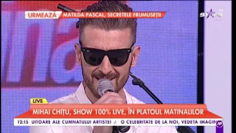 Mihai Chițu a cântat live melodia „O ultimă țigară”