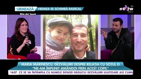 Maria Marinescu, dezvăluiri despre relația cu soțul ei:  „Ne-am dorit mult acest copil”