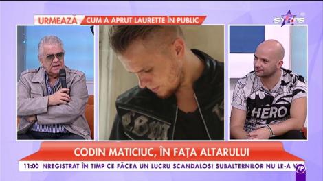 Codin Maticiuc, în fața altarului. Craiul de Dorobanți, naș de botez