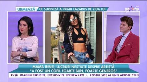 Mama Innei, lucruri neștiute despre artistă: „Întotdeauna am avut o relație strănsă cu fata mea”