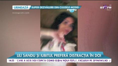 Lili Sandu și iubitul ei preferă distracția în doi