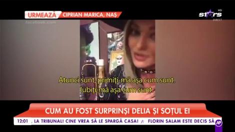 În urmă cu câteva zile a fost surprinsă la o clinică de fertilizare, iar acum într-o ipostază extrem de tandră cu soţul ei. Delia şi Răzvan, aşa cum nu i-ai mai văzut!