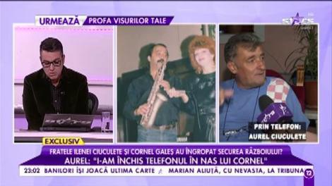 Momentul adevărului a sosit! Fratele Ilenei Ciuculete și Cornel Galeș au îngropat securea rozboiului?