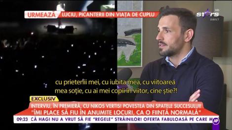 Interviu, în premieră, cu Nikos Vertis. Povestea din spatele succesului
