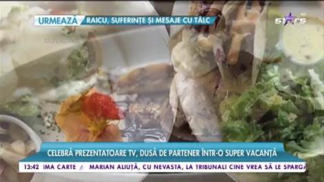 Celebră prezentatoare, dusă de partener într-o super vacanță