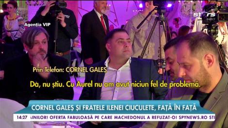 Cornel Galeș și fratele Ilenei Ciuculete, față în față. Au făcut pace la un an de la moartea artistei