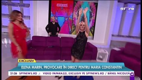 Elena Marin, provocare în direct pentru Maria Constantin