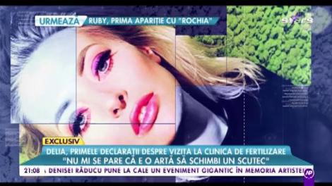 Delia, mămică!? Primele declarații ale artistei după vizita la clinica de fertilizare: "Nu e o artă să schimbi un scutec"